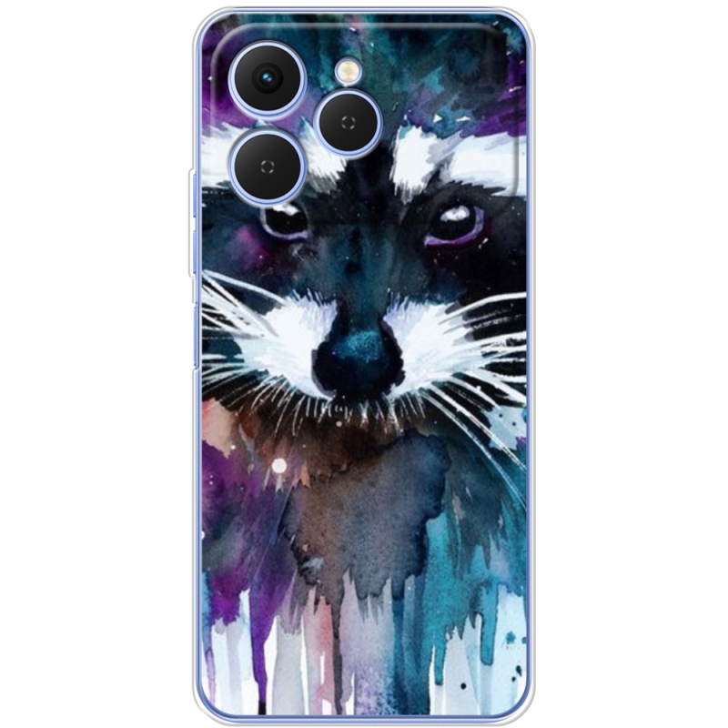 Чохол BoxFace Tecno Spark 40 Акварельный енот