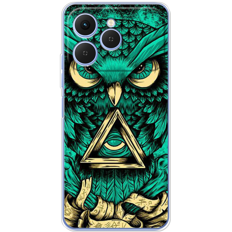 Чохол BoxFace Tecno Spark 40 Masonic Owl