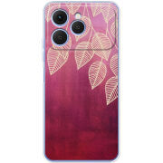 Чохол BoxFace Tecno Spark 40 Gold Leaves