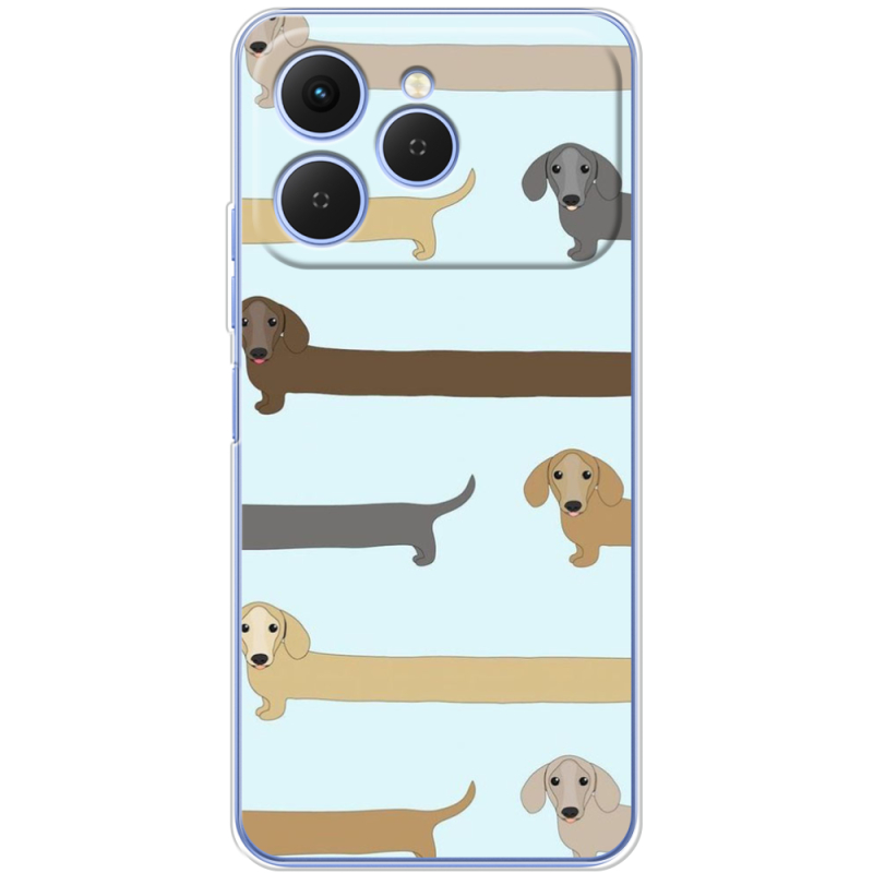 Чохол BoxFace Tecno Spark 40 Dachshund