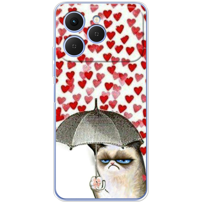 Чохол BoxFace Tecno Spark 40 Raining Hearts