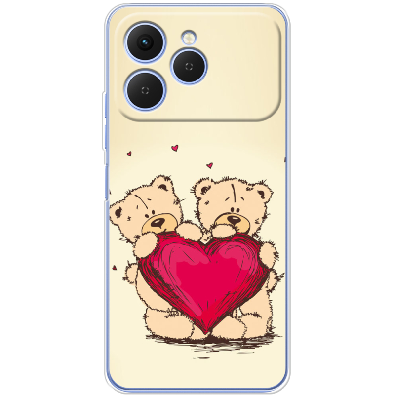 Чохол BoxFace Tecno Spark 40 Teddy Bear Love