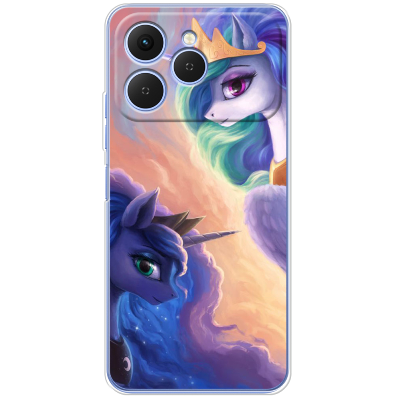 Чохол BoxFace Tecno Spark 40 My Little Pony Rarity  Princess Luna