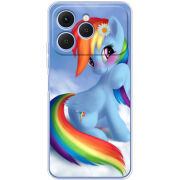 Чохол BoxFace Tecno Spark 40 My Little Pony Rainbow Dash