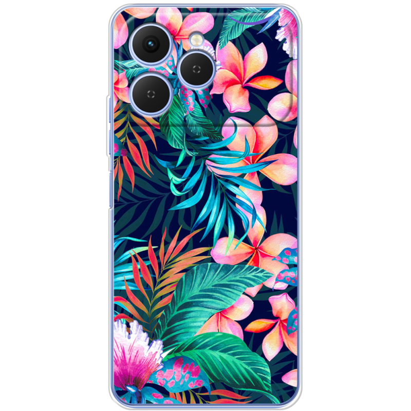 Чохол BoxFace Tecno Spark 40 flowers in the tropics