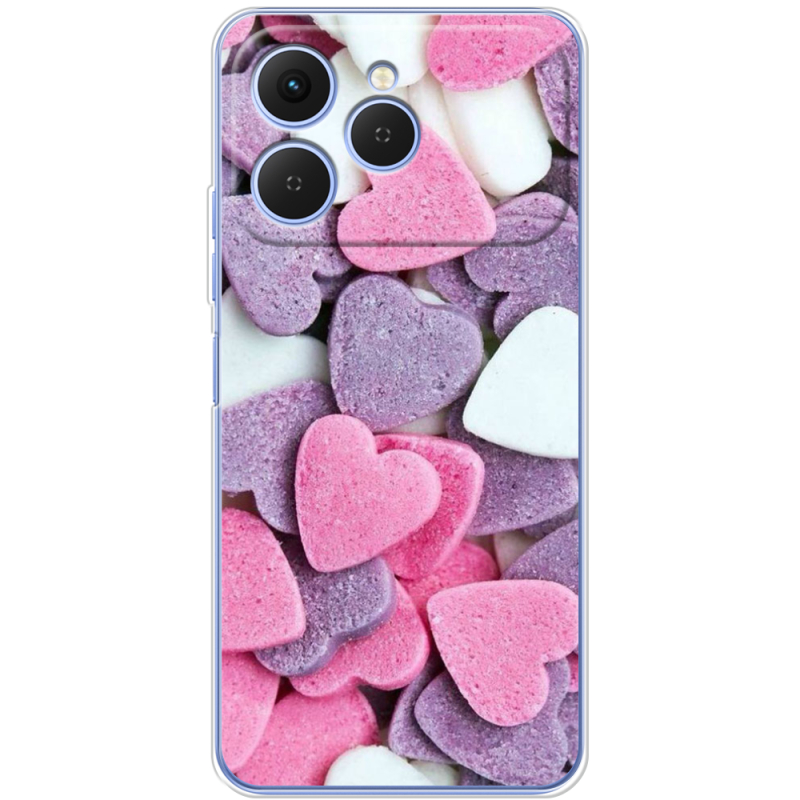 Чохол BoxFace Tecno Spark 40 Сердечки