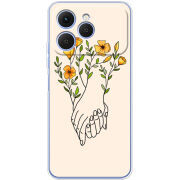 Чохол BoxFace Tecno Spark 40 Flower Hands