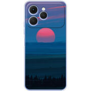 Чохол BoxFace Tecno Spark 40 Cold Red Light