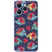 Чохол BoxFace Tecno Spark 40 Flying Elephants