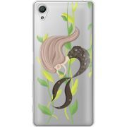 Прозрачный чехол Uprint Sony Xperia X F5122 Cute Mermaid