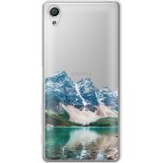 Прозрачный чехол Uprint Sony Xperia X F5122 Blue Mountain