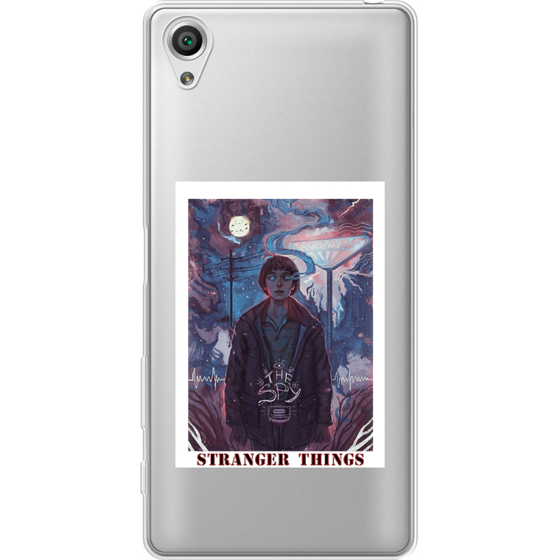 Прозрачный чехол Uprint Sony Xperia X F5122 Stranger Things