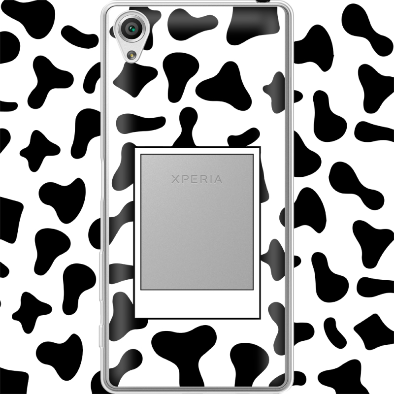 Прозрачный чехол Uprint Sony Xperia X F5122 Cow