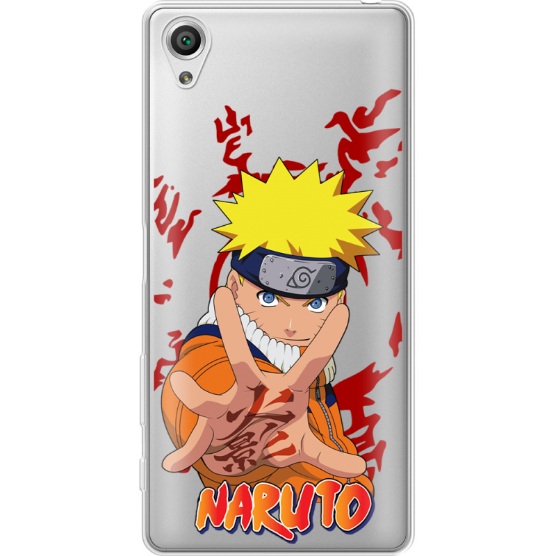 Прозрачный чехол Uprint Sony Xperia X F5122 Naruto