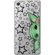 Прозрачный чехол Uprint Sony Xperia X F5122 Baby Yoda