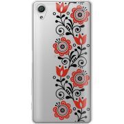 Прозрачный чехол Uprint Sony Xperia X F5122 Ethno Ornament