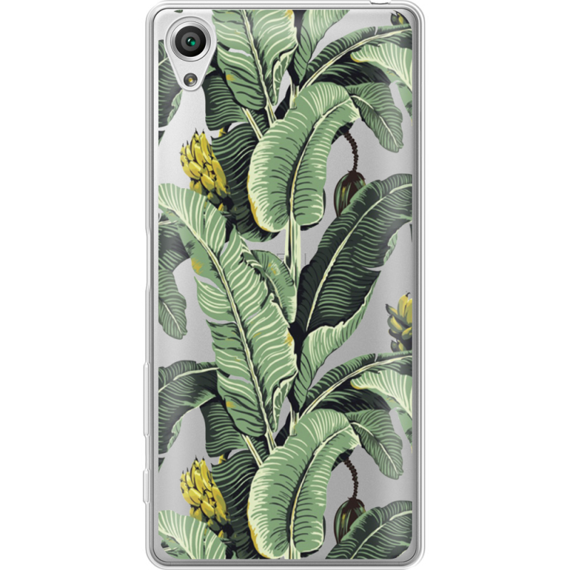 Прозрачный чехол Uprint Sony Xperia X F5122 Banana Leaves