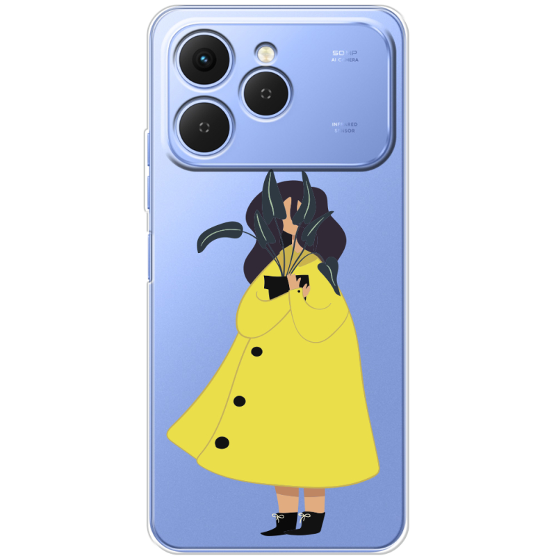 Прозорий чохол BoxFace Tecno Spark 40 Just a Girl