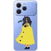 Прозорий чохол BoxFace Tecno Spark 40 Just a Girl