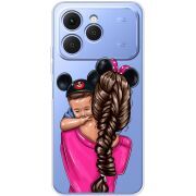 Прозорий чохол BoxFace Tecno Spark 40 Mouse Mommy