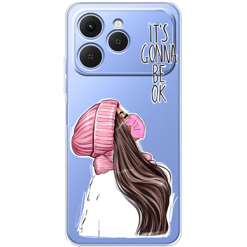 Прозорий чохол BoxFace Tecno Spark 40 It's Gonna Be OK