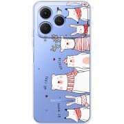 Прозорий чохол BoxFace Tecno Spark 40 The Friendly Beasts