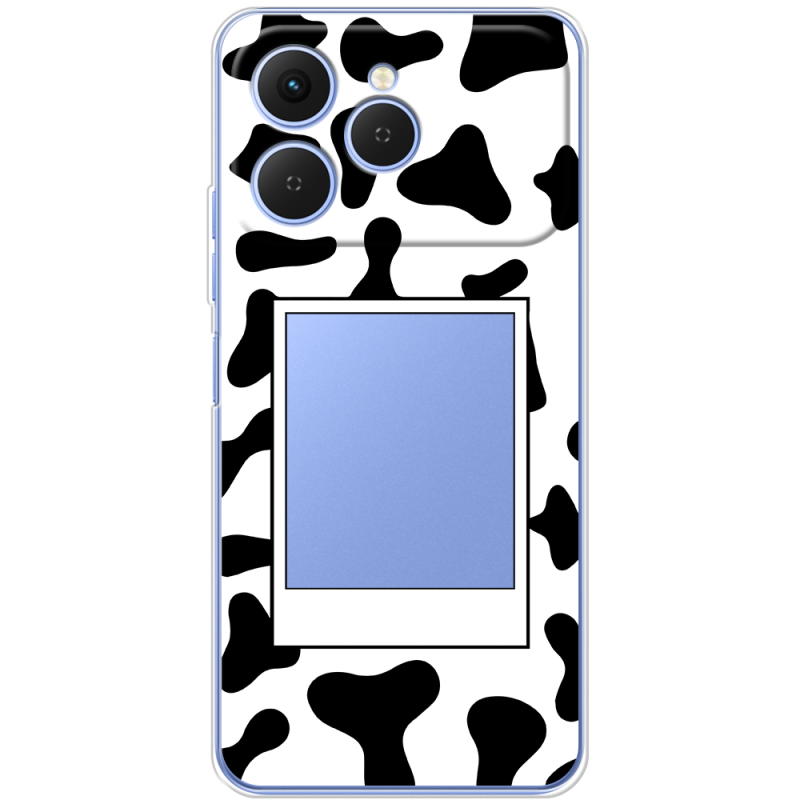Прозорий чохол BoxFace Tecno Spark 40 Cow