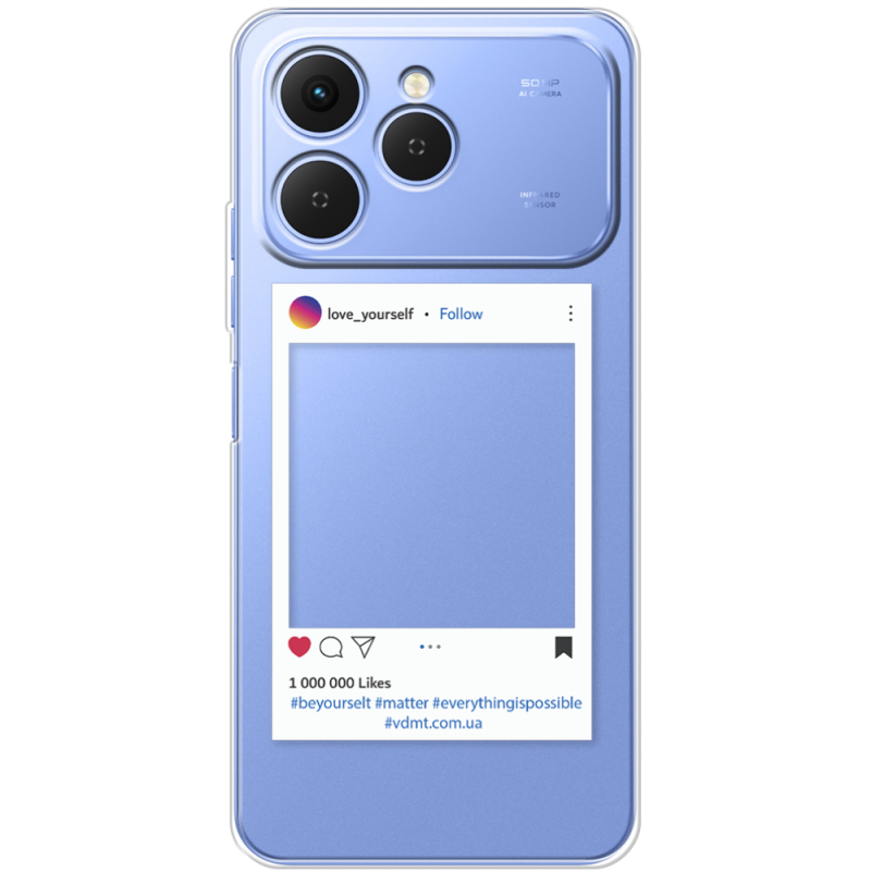 Прозорий чохол BoxFace Tecno Spark 40 Insta