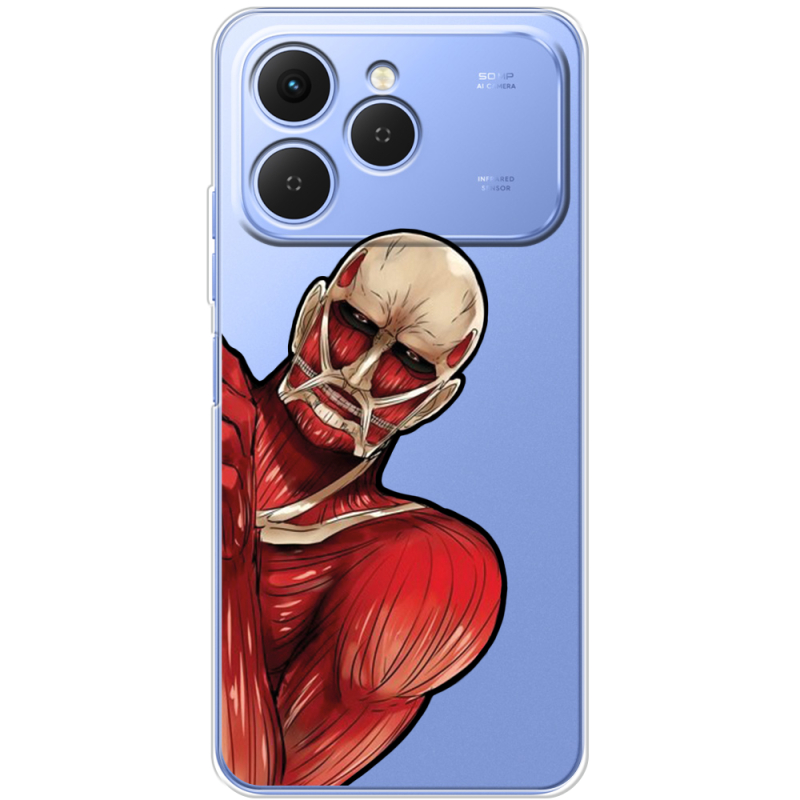 Прозорий чохол BoxFace Tecno Spark 40 Титан