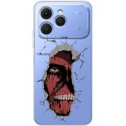 Прозорий чохол BoxFace Tecno Spark 40 Нападение Титана