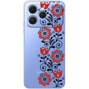 Прозорий чохол BoxFace Tecno Spark 40 Ethno Ornament