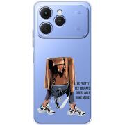 Прозорий чохол BoxFace Tecno Spark 40 Motivation