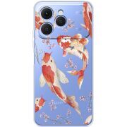 Прозорий чохол BoxFace Tecno Spark 40 Japanese Koi Fish