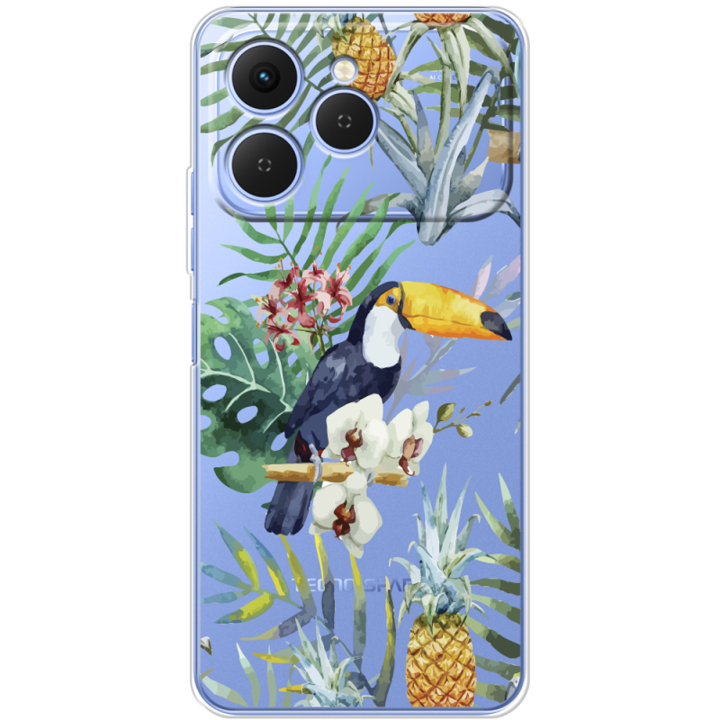 Прозорий чохол BoxFace Tecno Spark 40 Tucan