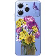 Прозорий чохол BoxFace Tecno Spark 40 My Bouquet