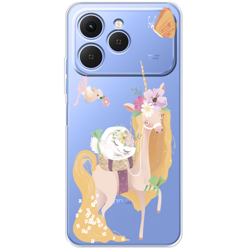 Прозорий чохол BoxFace Tecno Spark 40 Uni Blonde