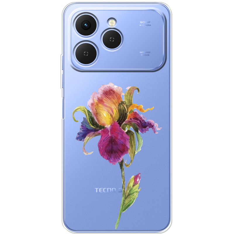 Прозорий чохол BoxFace Tecno Spark 40 Iris