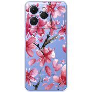 Прозорий чохол BoxFace Tecno Spark 40 Pink Magnolia