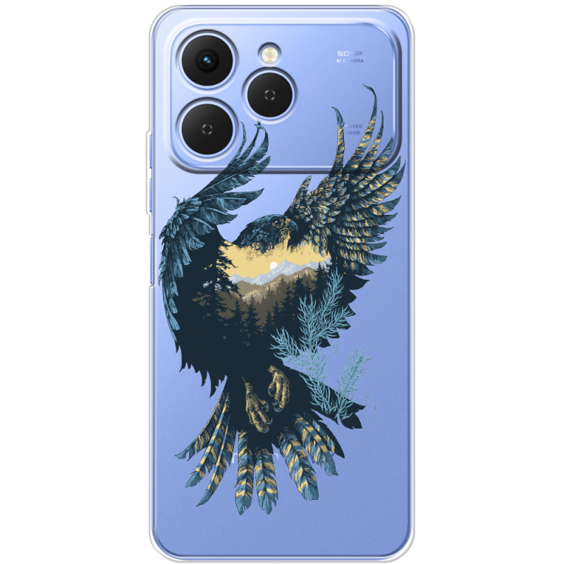 Прозорий чохол BoxFace Tecno Spark 40 Eagle