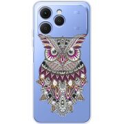Чохол зі стразами Tecno Spark 40 Owl