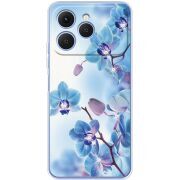 Чохол зі стразами Tecno Spark 40 Orchids