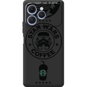 Чорний чохол BoxFace Tecno Spark 40 Dark Coffee