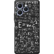 Чорний чохол BoxFace Tecno Spark 40 E=mc2