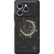 Чорний чохол BoxFace Tecno Spark 40 Moon