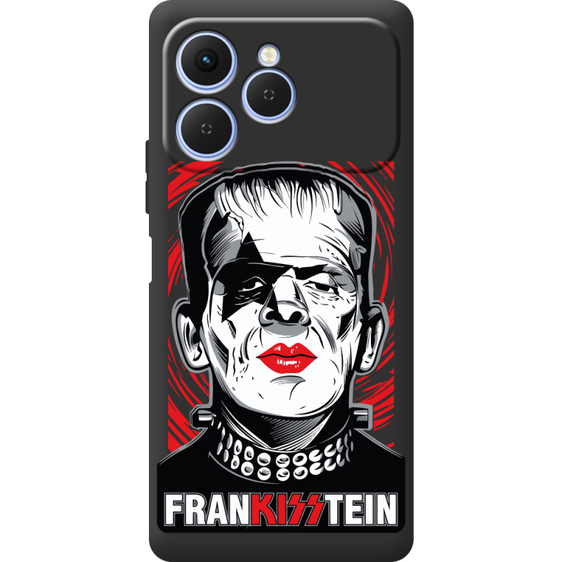 Чорний чохол BoxFace Tecno Spark 40 Frankisstein