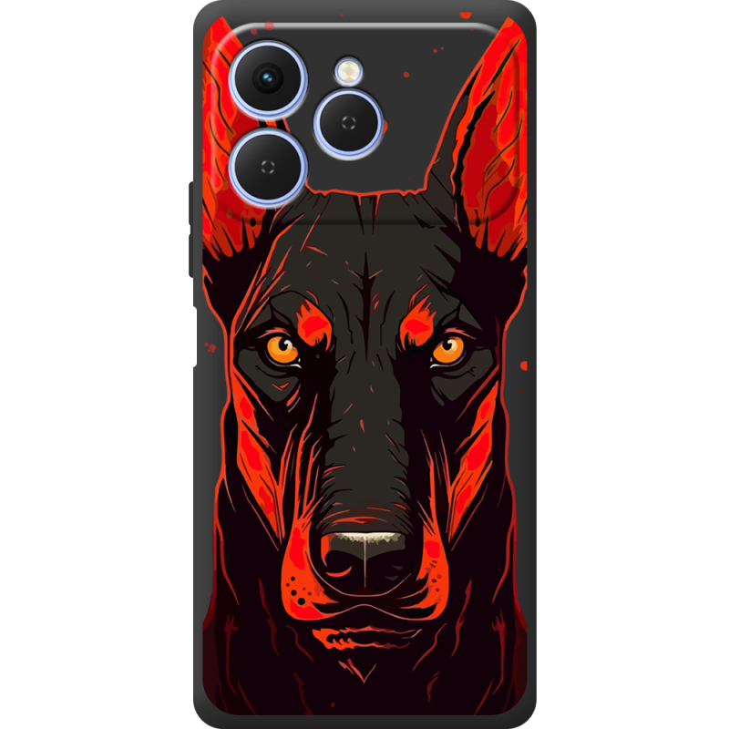 Чорний чохол BoxFace Tecno Spark 40 