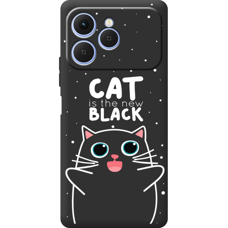 Чорний чохол BoxFace Tecno Spark 40 