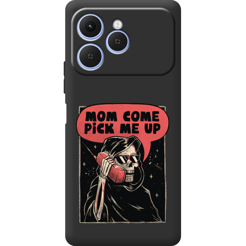 Чорний чохол BoxFace Tecno Spark 40 