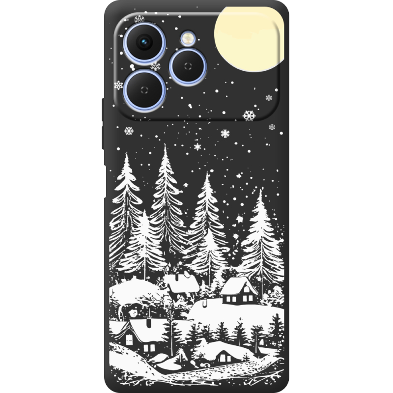 Чорний чохол BoxFace Tecno Spark 40 