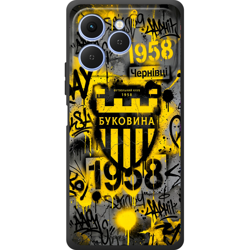 Чорний чохол BoxFace Tecno Spark 40 
